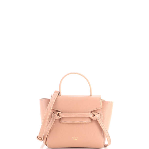 Celine Handbags - Celine Pico Belt Bag Textured Leather